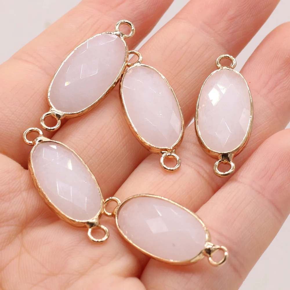 Natural Stone Gem White Jade Pendant Beads Handmade Crafts DIY Necklace Bracelet Earrings Anklet Jewelry Accessories Gift Making
Natural Stone Gem White Jade Pendant Beads Handmade Crafts DIY Necklace Bracelet Earrings Anklet Jewelry Accessories Gift Making