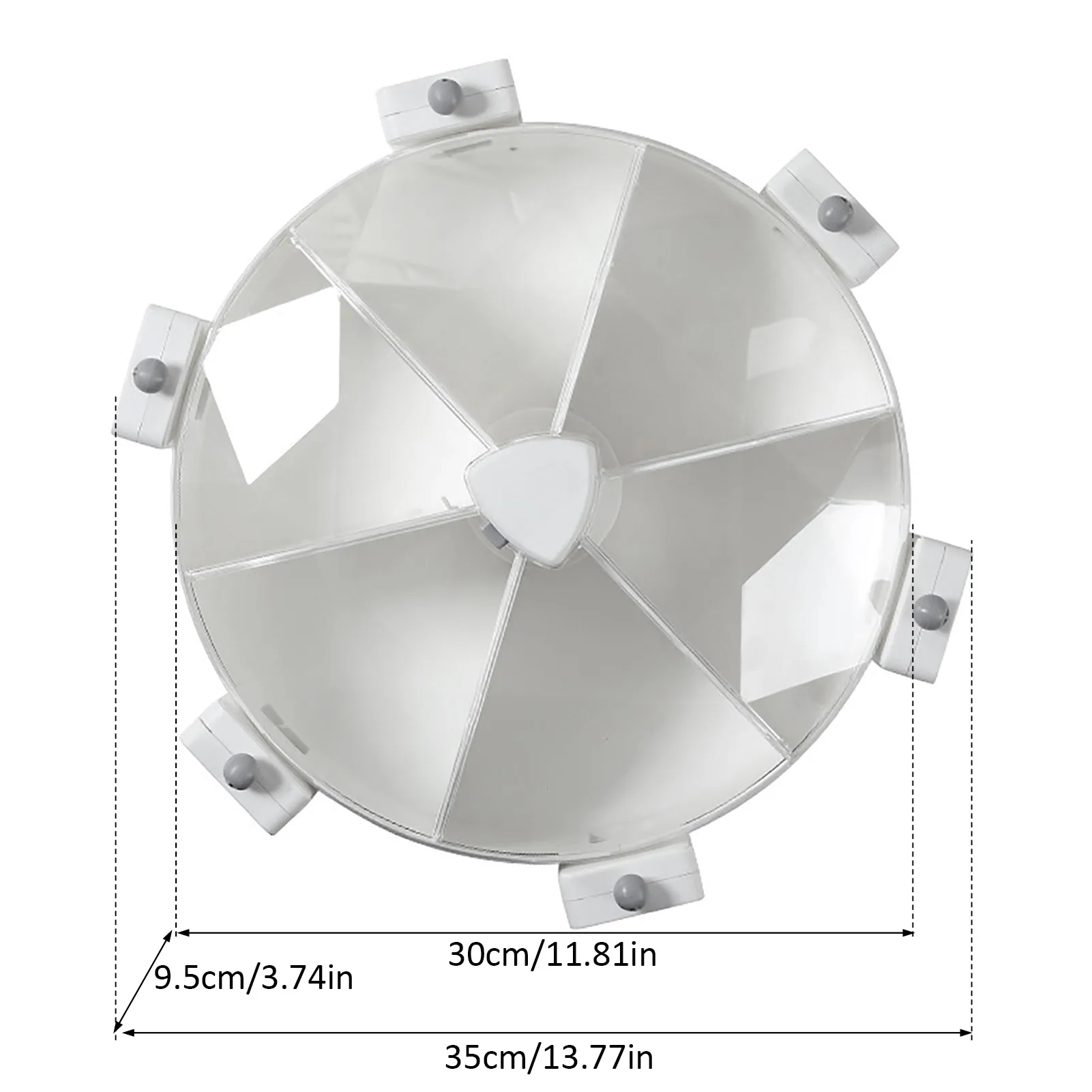 Rotating Food Dispenser 6-Grid Dry Food Fruit Rice Storage Box Airtight Tank Rotatable Moisture-proof And Insec-proof
Rotating Food Dispenser 6-Grid Dry Food Fruit Rice Storage Box Airtight Tank Rotatable Moisture-proof And Insec-proof