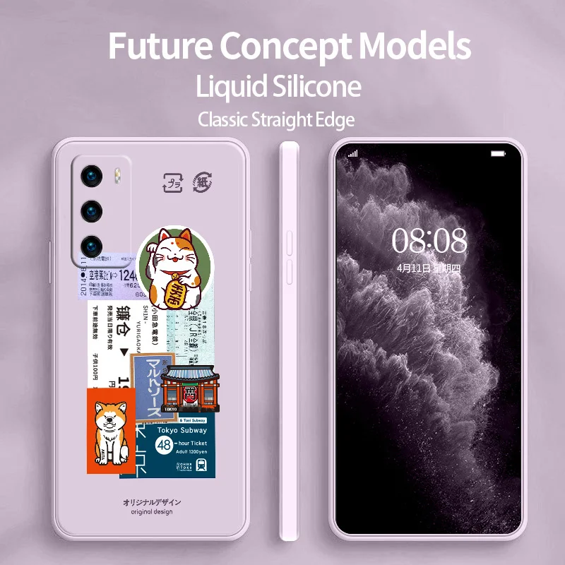 Travel Ticket Phone Case For Huawei P40 P40Lite P30 P20 Mate 40 40Pro 30 20 Pro Lite P Smart 2021 Y7a Liquid Silicone Cover
Travel Ticket Phone Case For Huawei P40 P40Lite P30 P20 Mate 40 40Pro 30 20 Pro Lite P Smart 2021 Y7a Liquid Silicone Cover