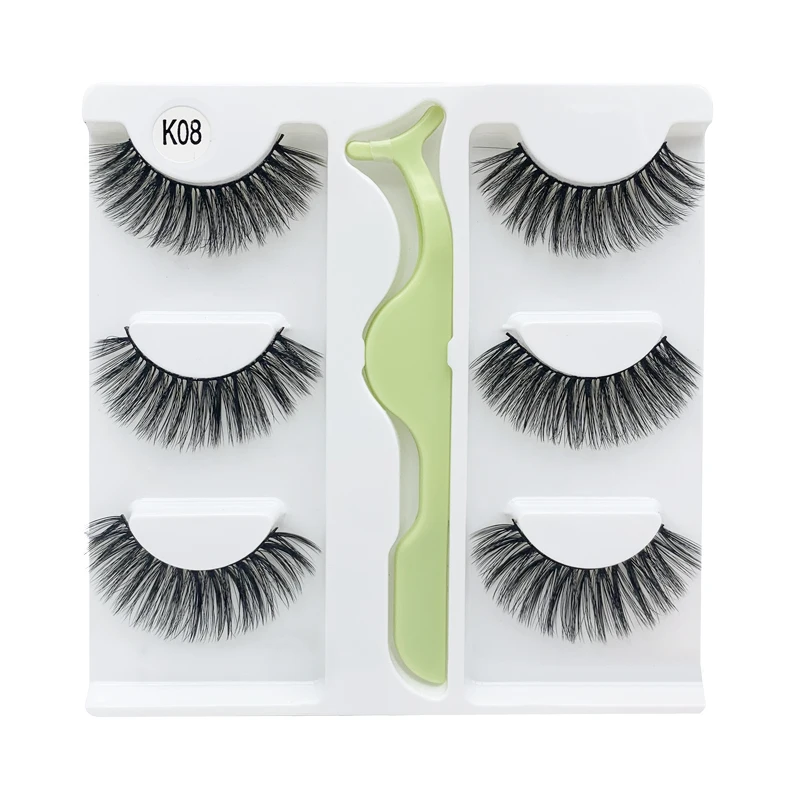 NEW 3Pair 15mm 5D Faux Mink Eyelashes 100% Cruelty Free Lashes Reusable Natural False Eyelash Curler Popular Lashes Makeup
NEW 3Pair 15mm 5D Faux Mink Eyelashes 100% Cruelty Free Lashes Reusable Natural False Eyelash Curler Popular Lashes Makeup
