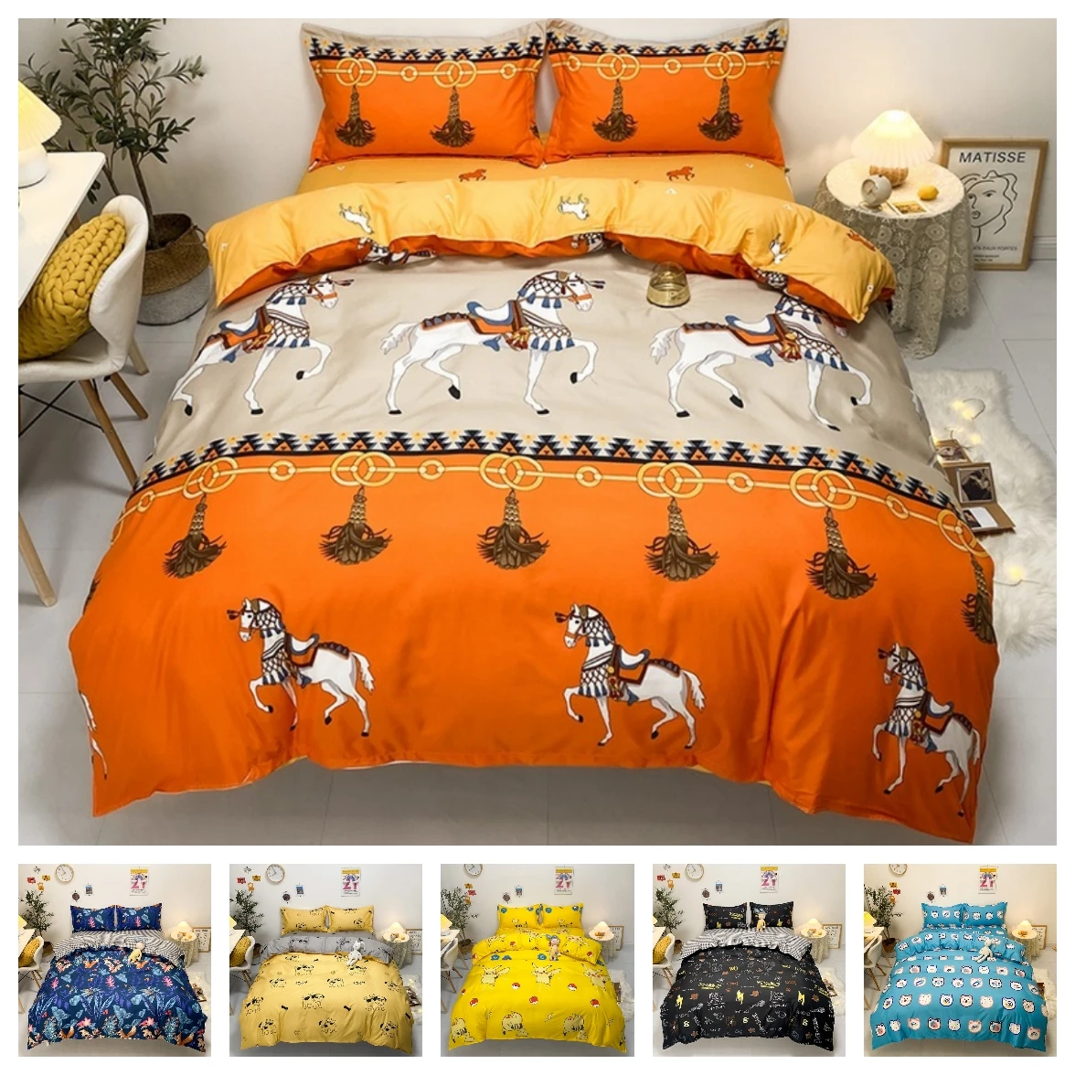 2021 hot style wholesale soft Bedding Set 2pcs/3pcs Kids Duvet Cover Set 1 Quilt Cover+1/2 Pillowcases Twin Full Queen King
2021 hot style wholesale soft Bedding Set 2pcs/3pcs Kids Duvet Cover Set 1 Quilt Cover+1/2 Pillowcases Twin Full Queen King