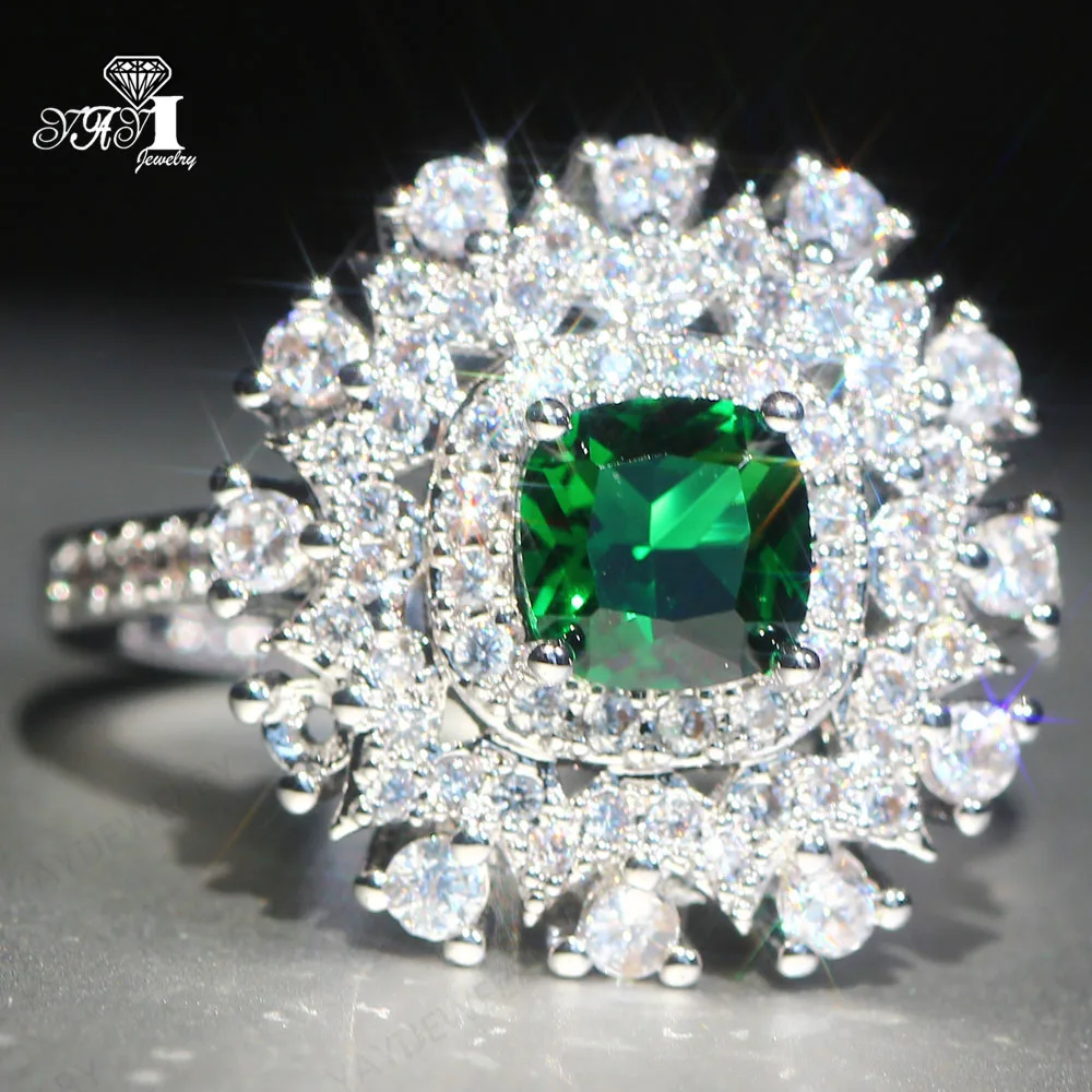 YaYI Jewelry Fashion Princess Cut Prong Setting Green AAA Cubic Zirconia Silver Color Engagement Wedding Party Leaves Gift Rings
YaYI Jewelry Fashion Princess Cut Prong Setting Green AAA Cubic Zirconia Silver Color Engagement Wedding Party Leaves Gift Rings