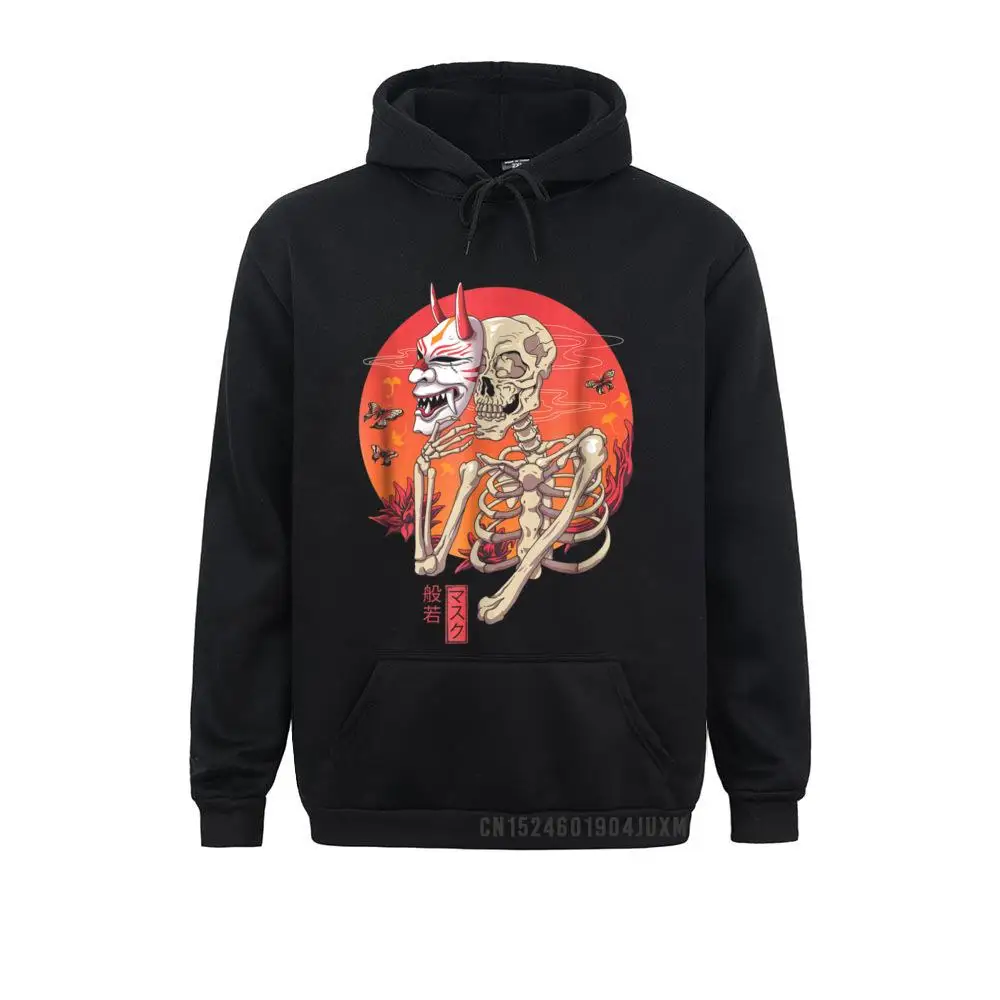 Маска Hannya Yokai топы с капюшоном женская модная Толстовка длинным рукавом новые