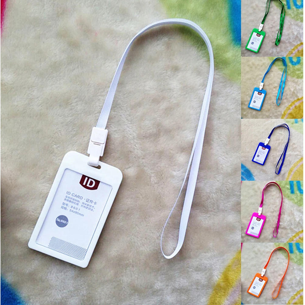 1pcs Candy Colors ID Card Holder Name Exhibition Cards Neck Strap Business Badge Holder With Lanyard School Office Supplies
1pcs Candy Colors ID Card Holder Name Exhibition Cards Neck Strap Business Badge Holder With Lanyard School Office Supplies