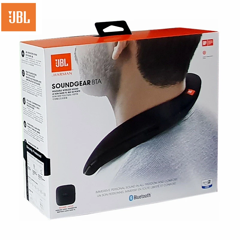 

JBL Soundgear BTA Wearable On-Shoulders Wireless Bluetooth Speaker System Home Outdoor Deep Bass Portable Speaker for VR Game