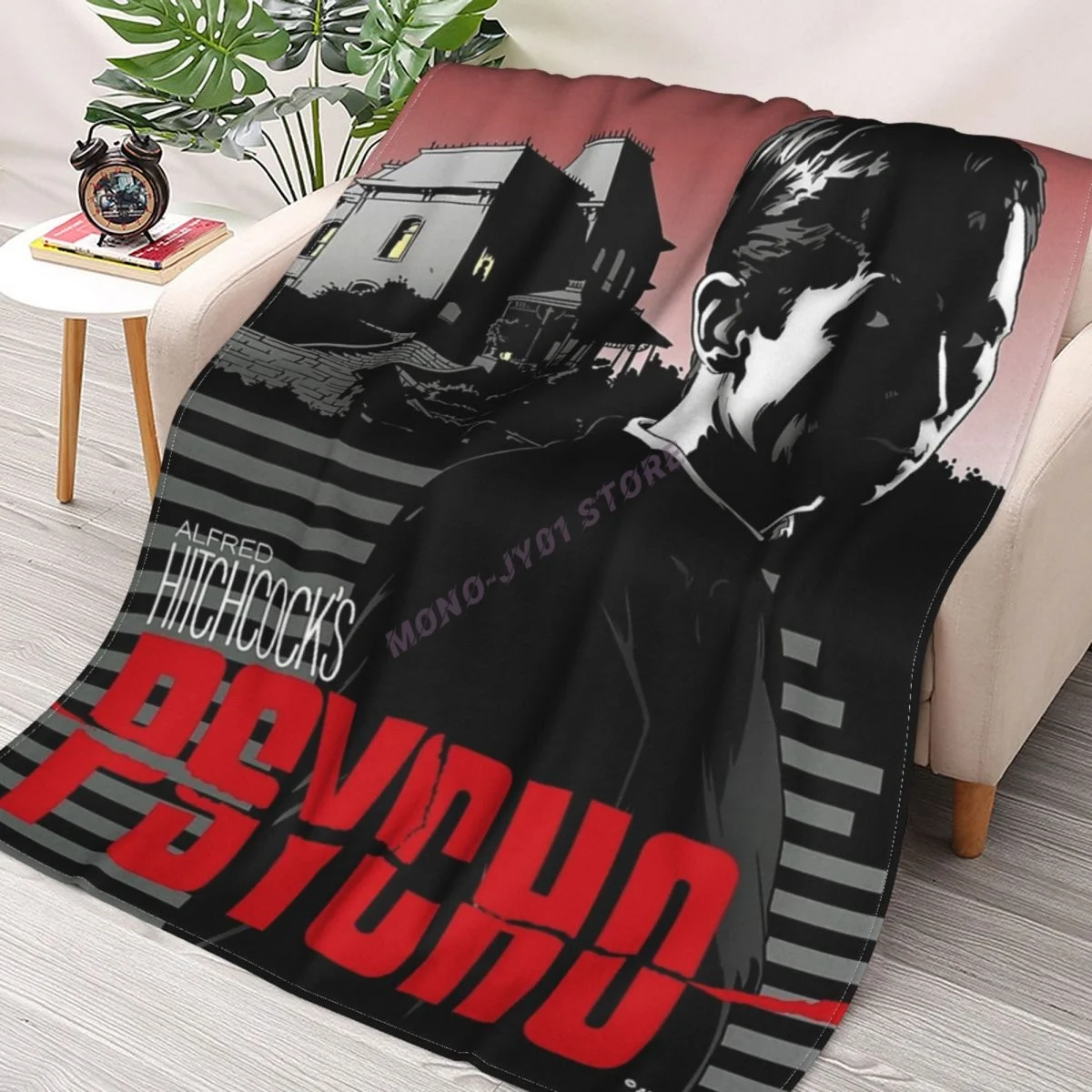 Alfred Hitchcocks PSYCHO (1960) By Adrian Vom Baur Throw Blanket Sherpa Blanket cover Bedding soft Blankets
Alfred Hitchcocks PSYCHO (1960) By Adrian Vom Baur Throw Blanket Sherpa Blanket cover Bedding soft Blankets