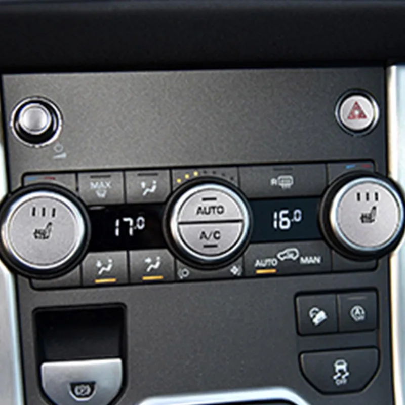 For Land Rover Range Rover Evoque 2012-2018 Aluminum Alloy Car Air Knob Conditioning Button Stickers Silver Car Accessories
For Land Rover Range Rover Evoque 2012-2018 Aluminum Alloy Car Air Knob Conditioning Button Stickers Silver Car Accessories