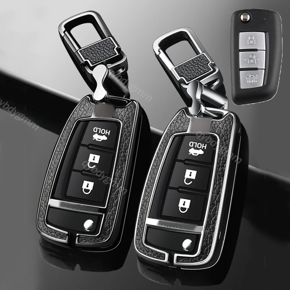 Zinc Alloy + Leather Remote Start Car Key Case Cover Shell Protector Holder Auto Accessories For Nissan Rogue Hybrid 2017-2018
Zinc Alloy + Leather Remote Start Car Key Case Cover Shell Protector Holder Auto Accessories For Nissan Rogue Hybrid 2017-2018