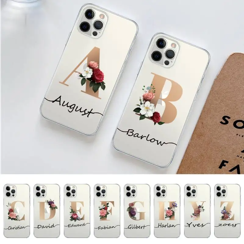 Camera Protection Initial Letter Phone Case for iPhone 11 12 13 mini pro XS MAX 8 7 6 6S Plus X 5S SE 2020 XR case
Camera Protection Initial Letter Phone Case for iPhone 11 12 13 mini pro XS MAX 8 7 6 6S Plus X 5S SE 2020 XR case