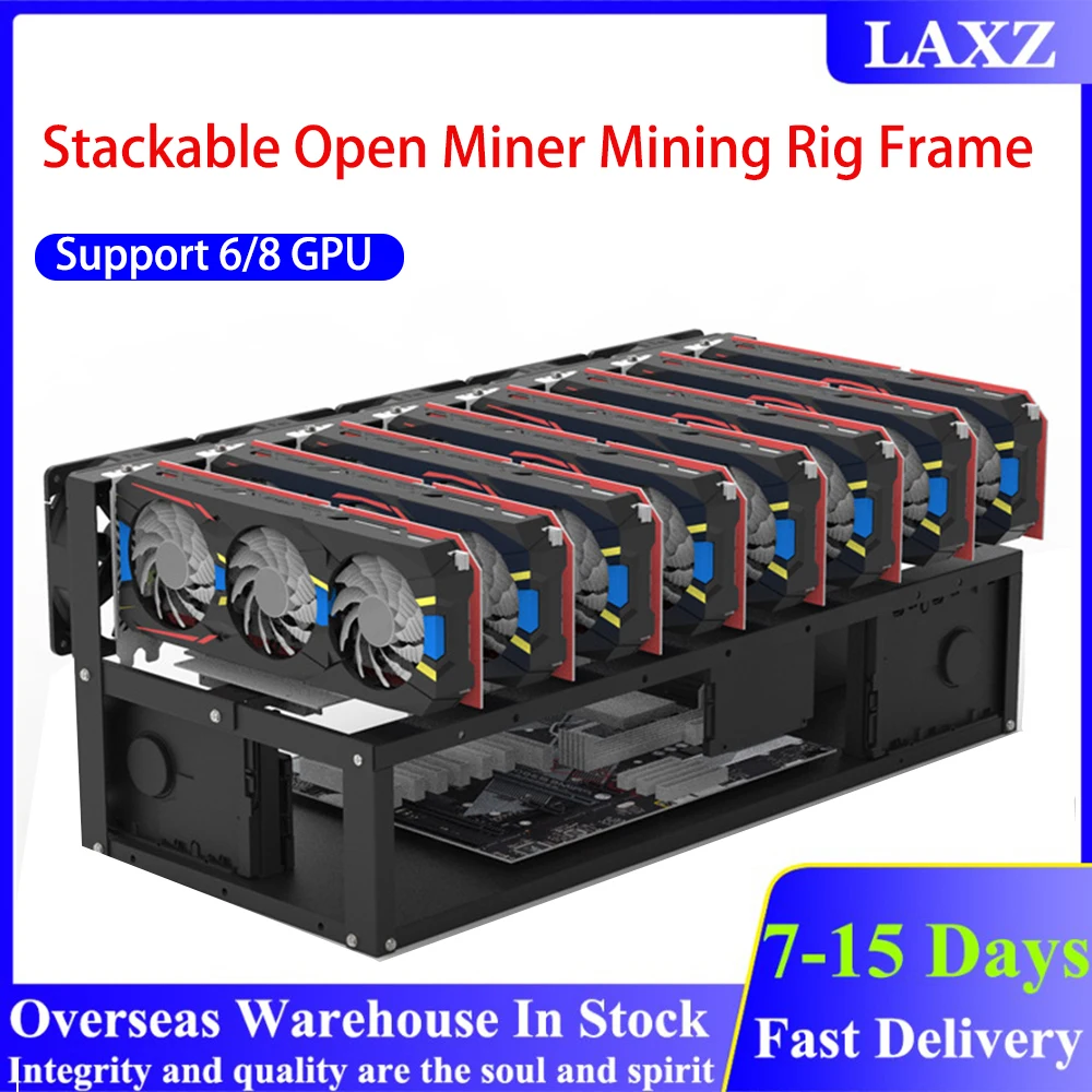 6/8 GPU открытая рамка для майнинга Штабелируемая рамка для майнинга чехол для ETH/PSU/ATX аксессуары рамка для инструментов стойка для криптовалю...
6/8 GPU открытая рамка для майнинга Штабелируемая рамка для майнинга чехол для ETH/PSU/ATX аксессуары рамка для инструментов стойка для криптовалю...