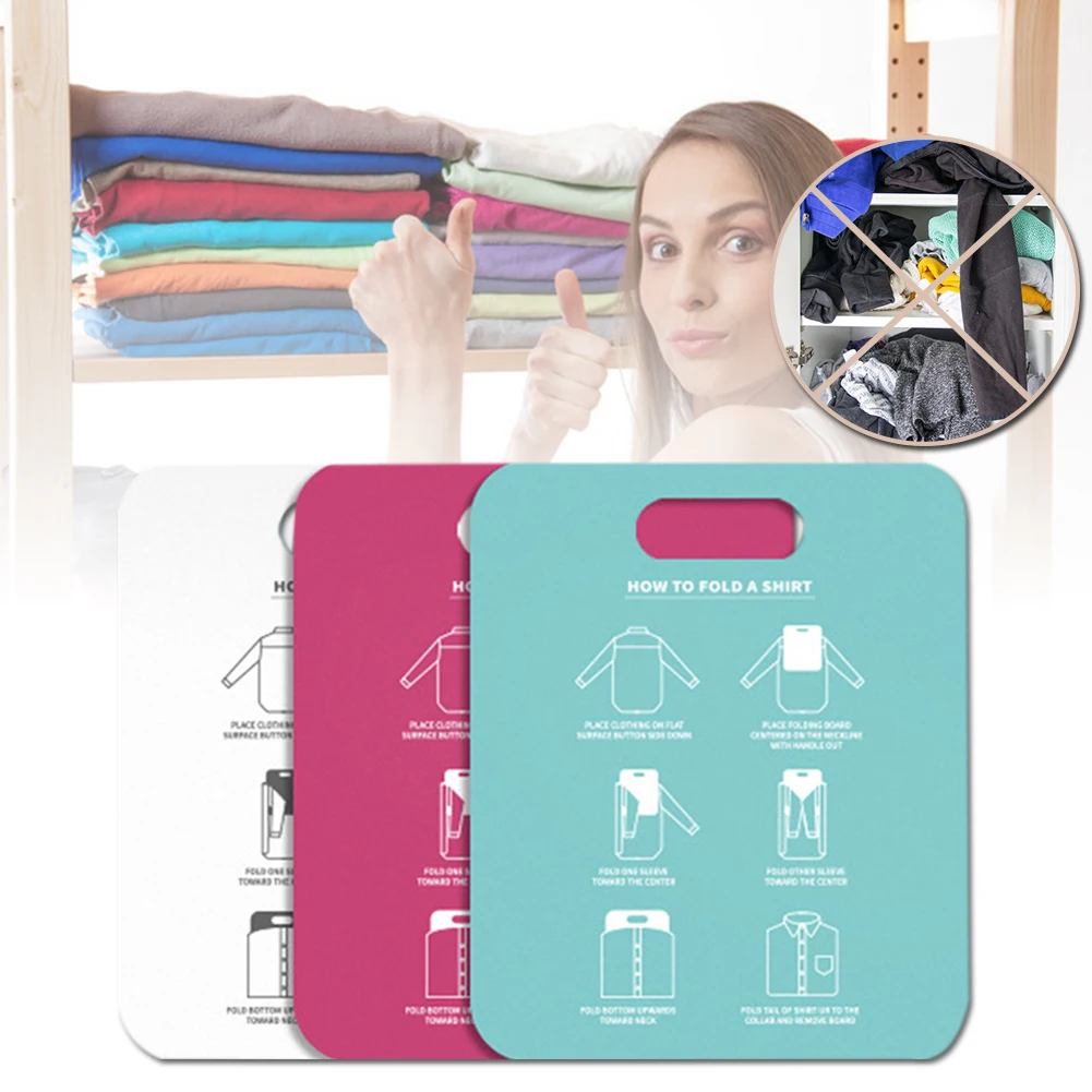 Fast Folding Board Shirt Folding Board For Laundry T-Shirts Polos Dress Household Essentials Lazy Folding Clothes Tools
Fast Folding Board Shirt Folding Board For Laundry T-Shirts Polos Dress Household Essentials Lazy Folding Clothes Tools
