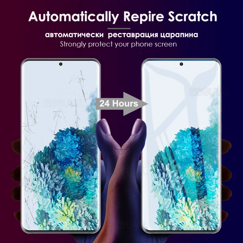 Гидрогелевая пленка для Samsung Galaxy S21/S20/S10/S9/S8 Plus/S20FE/S7 Edge/Note 20 Ultra 10/9/8 3 шт. | Мобильные