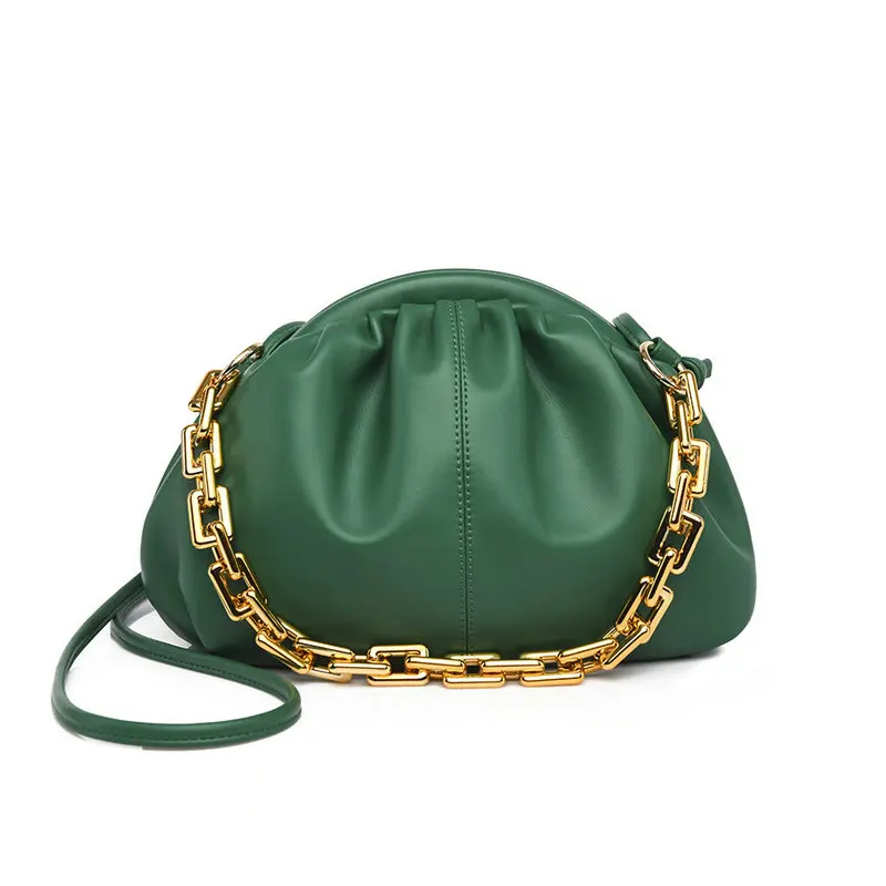 Thick Chain Handbags for Women Soft Leather Shoulder Bag Luxury Hand Purse High Quality Cloud Clutches Female Hand Bag Bolso
Thick Chain Handbags for Women Soft Leather Shoulder Bag Luxury Hand Purse High Quality Cloud Clutches Female Hand Bag Bolso