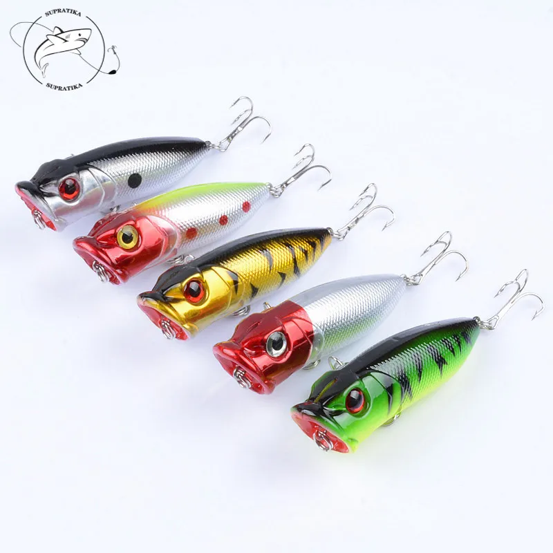 5Pcs/Lot With Hooks 6.5cm/11.8g Striped Crank bait Popper Fishing Baits Bionic Bait Artificial Lifelike Wobblers Fishing Lure
5Pcs/Lot With Hooks 6.5cm/11.8g Striped Crank bait Popper Fishing Baits Bionic Bait Artificial Lifelike Wobblers Fishing Lure