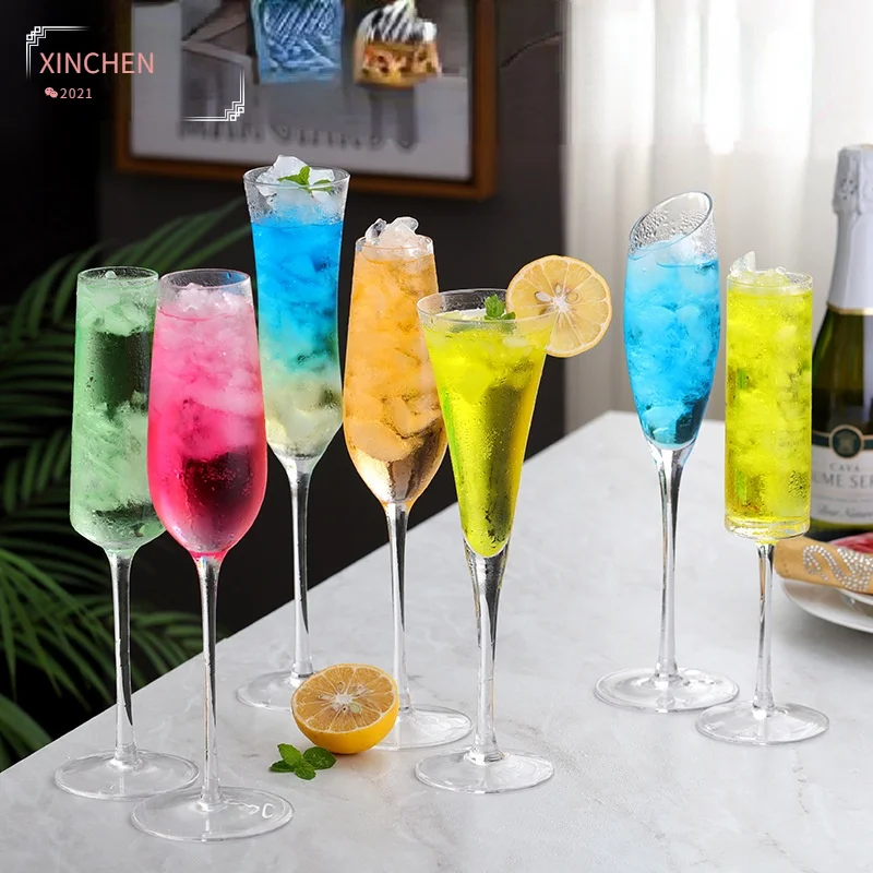 Crystal Glass Champagne Glass European Style Home Wine Glass Bar Sparkling Wine Glass European Style Cocktail Glass Tall
Crystal Glass Champagne Glass European Style Home Wine Glass Bar Sparkling Wine Glass European Style Cocktail Glass Tall