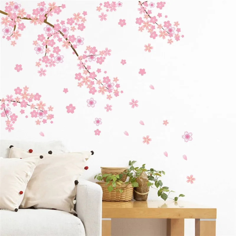 Plum Blossom DIY Sofa TV Background Wall Sticker Pink Flower Petals Wallpaper For Bedroom Living Room Home Decoration
Plum Blossom DIY Sofa TV Background Wall Sticker Pink Flower Petals Wallpaper For Bedroom Living Room Home Decoration