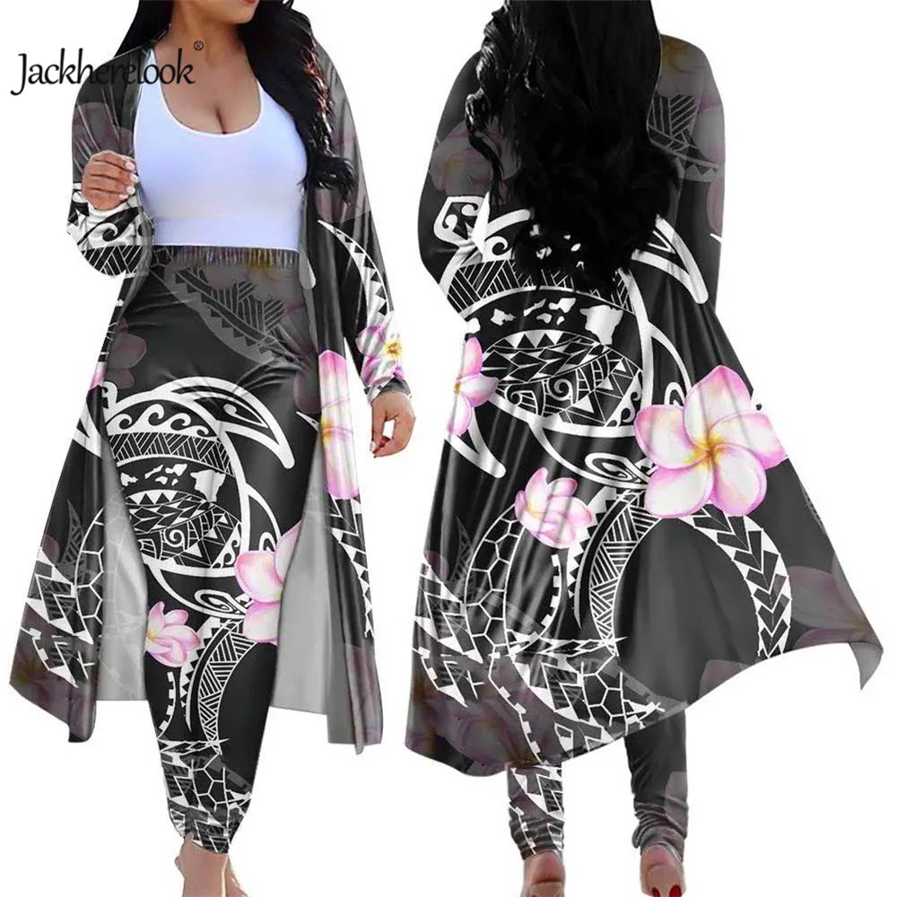 Jackherelook Womens Elegant Open Front Cardigan and Pants 2Set Hawaii Turtle Hibiscus Polynesian Tribal Print Two Piece Outfits
Jackherelook Womens Elegant Open Front Cardigan and Pants 2Set Hawaii Turtle Hibiscus Polynesian Tribal Print Two Piece Outfits