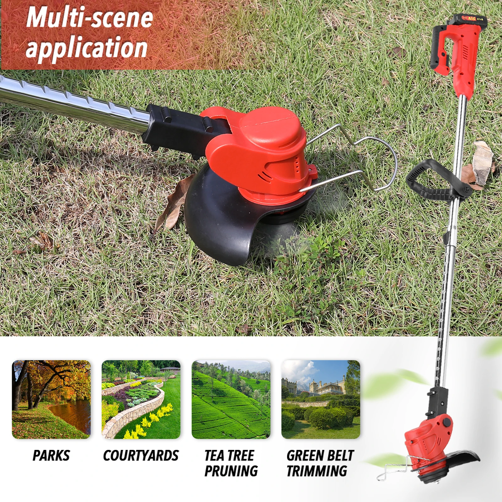 21V Electric Lawn Mower Cordless Briggs Stratton Household Grass Trimmer Cutter Automower Portable Pruning Garden Tool
21V Electric Lawn Mower Cordless Briggs Stratton Household Grass Trimmer Cutter Automower Portable Pruning Garden Tool