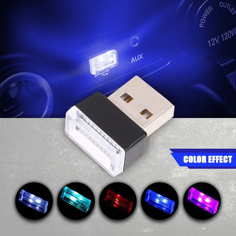 1 шт. мини USB ночник светодиодный светильник для сигарет автомобильный