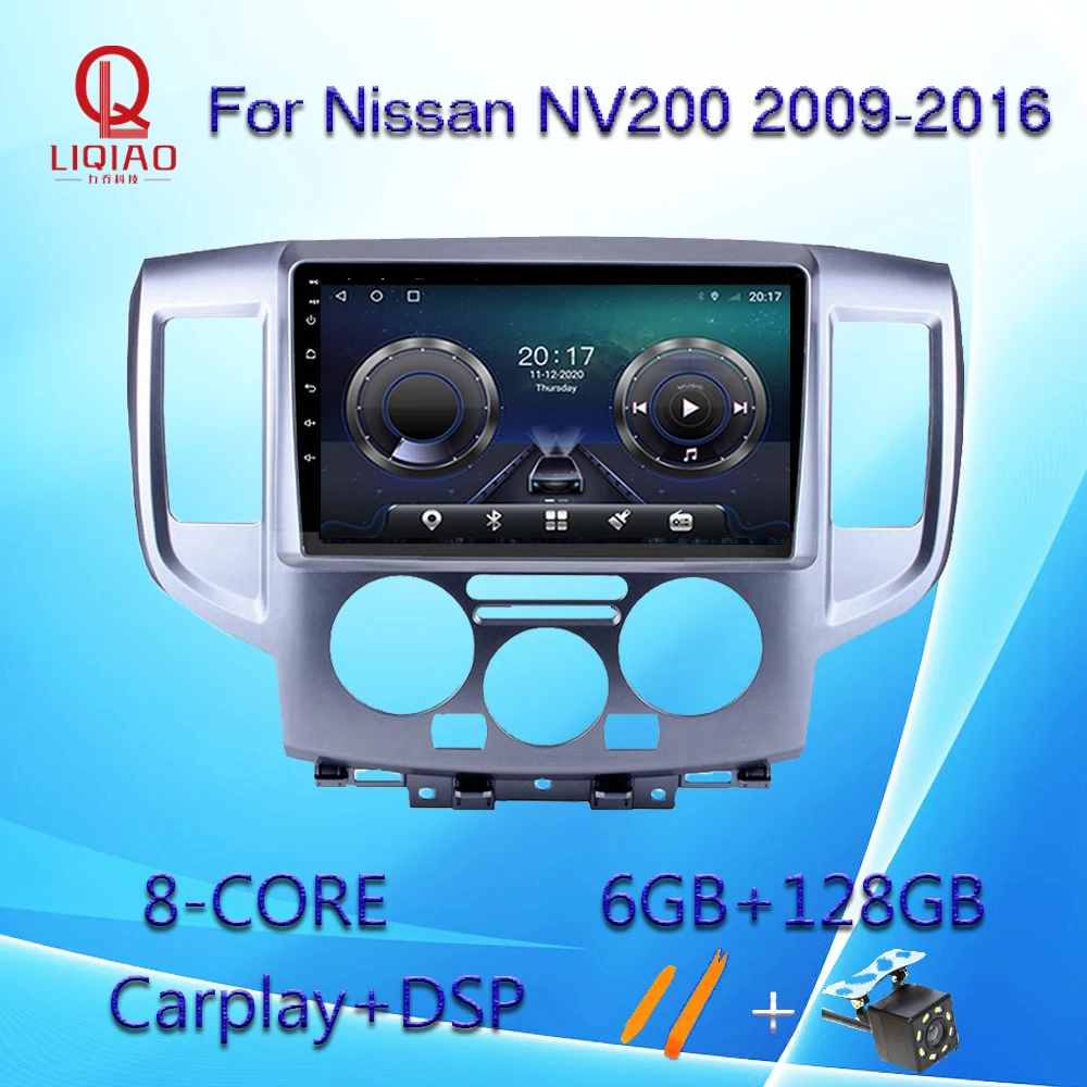 LIQIAO WIFI 4G For Nissan NV200 2009-2016 Stereo Car Multimedia Player FM BT Navigation Head Unit Autoradio Audio Android 10 IPS
LIQIAO WIFI 4G For Nissan NV200 2009-2016 Stereo Car Multimedia Player FM BT Navigation Head Unit Autoradio Audio Android 10 IPS
