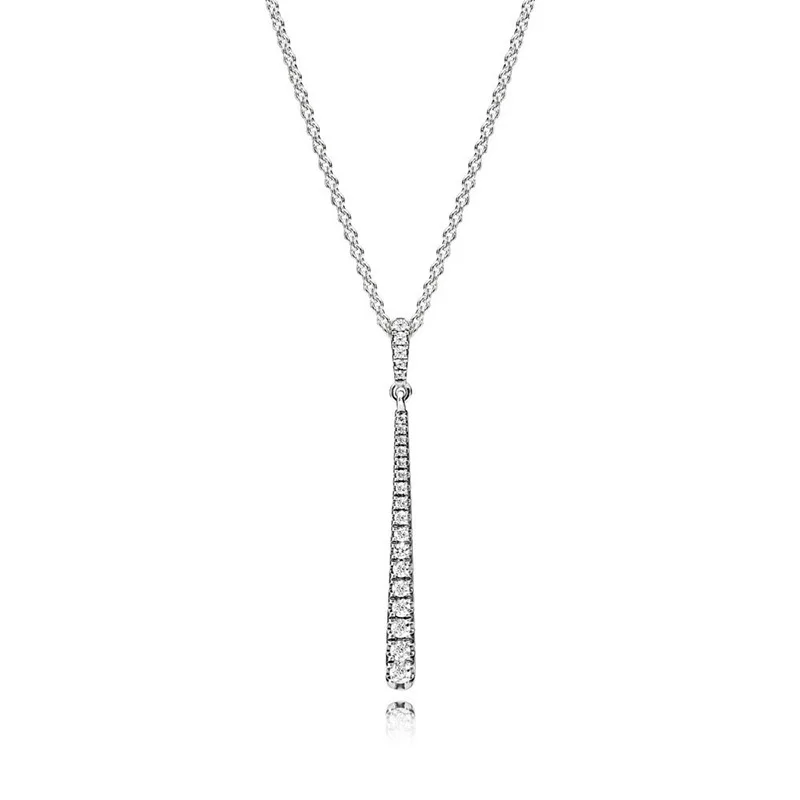 Classic Original S925 Sterling Silver water Drop Long Pendant Chain Link crystal Necklaces Women Party Anniversary Jewelry gift
Classic Original S925 Sterling Silver water Drop Long Pendant Chain Link crystal Necklaces Women Party Anniversary Jewelry gift