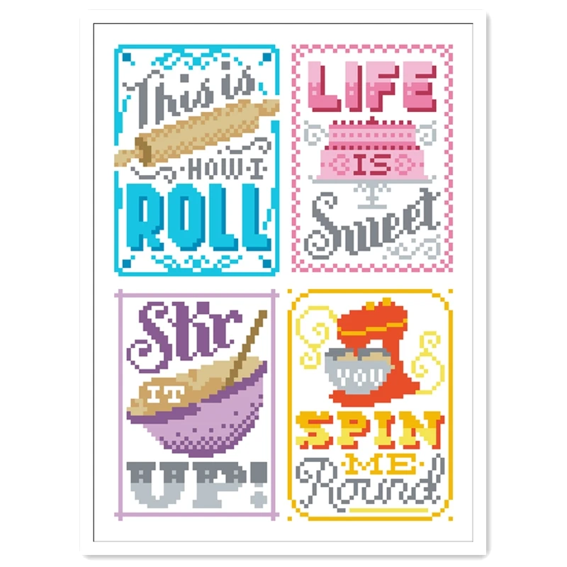 Ice cream cross stitch package cartoon word 18ct 14ct 11ct cloth cotton thread embroidery DIY handmade needlework
Ice cream cross stitch package cartoon word 18ct 14ct 11ct cloth cotton thread embroidery DIY handmade needlework