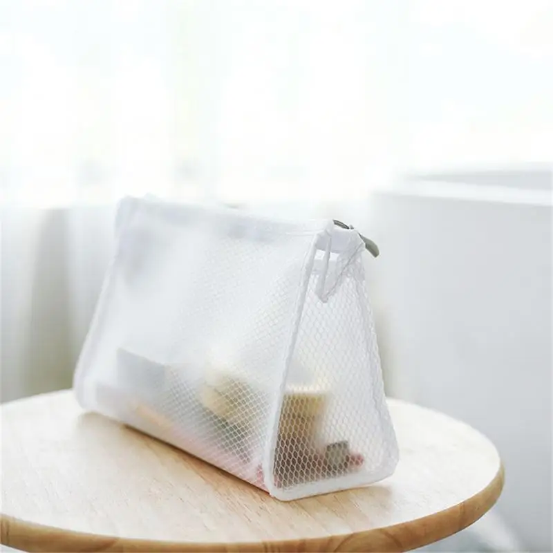 White Transparent Mesh Cosmetic Bag Large Capacity Travel Simple Storage Portable Beach Bag Cosmetic Bag TSLM1
White Transparent Mesh Cosmetic Bag Large Capacity Travel Simple Storage Portable Beach Bag Cosmetic Bag TSLM1