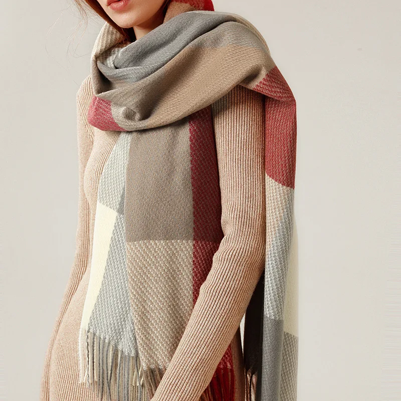 NEW Fashion Cashmere Plaid Women's Scarf Winter Warm Shawl and Wrap Bandana Pashmina Female Foulard Long Thick Blanket Hijab
NEW Fashion Cashmere Plaid Women's Scarf Winter Warm Shawl and Wrap Bandana Pashmina Female Foulard Long Thick Blanket Hijab