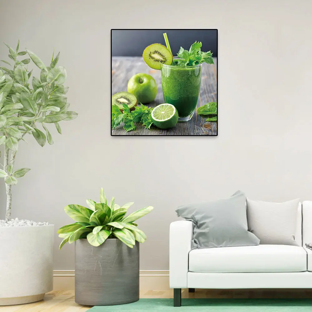 Laeacco Modern Fashion Poster Canvas Painting Green Kiwi Juice Print Wall Picture Refreshing Living Room Kitchen Home Decoration
Laeacco Modern Fashion Poster Canvas Painting Green Kiwi Juice Print Wall Picture Refreshing Living Room Kitchen Home Decoration