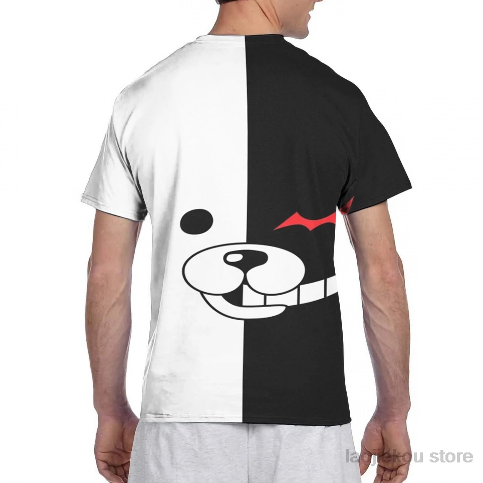 Мужская футболка Danganronpa-Monokuma женская модная со сплошным принтом для девочек топы
