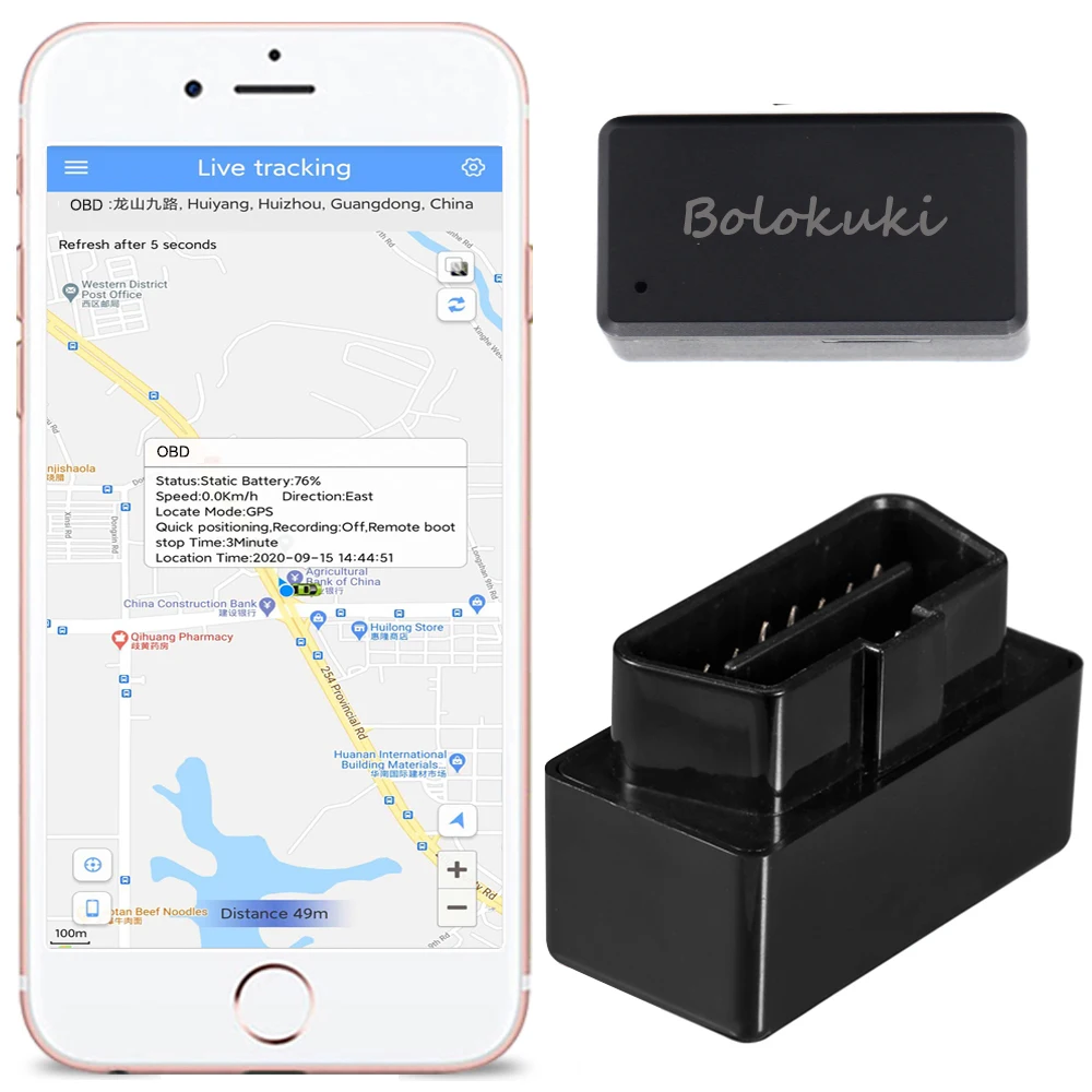 Bolokuki OBD Car GPS Tracker for Vehicle GPS Tracking Device Bus Truck Locator Anti Theft Monitor Location Real Time Positioning
Bolokuki OBD Car GPS Tracker for Vehicle GPS Tracking Device Bus Truck Locator Anti Theft Monitor Location Real Time Positioning
