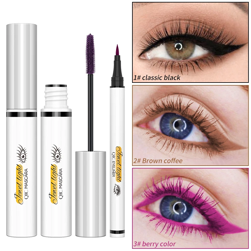 QIC Big Eyes Makeup Set Black Mascara + Waterproof Eyeliner Liquid Make up Cosmetics Eyelash Curler Brush Eye Liner Eye Kit
QIC Big Eyes Makeup Set Black Mascara + Waterproof Eyeliner Liquid Make up Cosmetics Eyelash Curler Brush Eye Liner Eye Kit