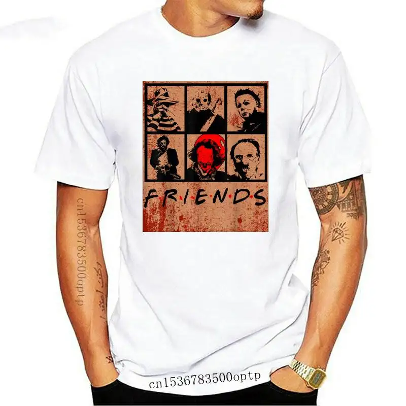 Horror Friends Halloween T Shirts Horror Movies Graphic Top Tee 100% Cotton Breathable High Quality Basic Tee Tops
Horror Friends Halloween T Shirts Horror Movies Graphic Top Tee 100% Cotton Breathable High Quality Basic Tee Tops