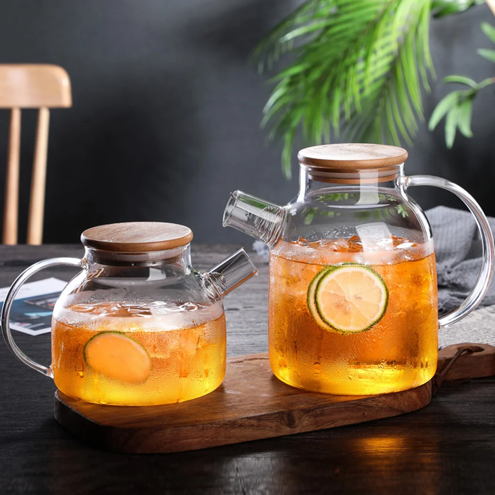 1L/1.6L Big Transparent Borosilicate Glass Teapot Heat-Resistant Large Clear Tea Pot Flower Tea Set Puer Kettle Office Home Tool
1L/1.6L Big Transparent Borosilicate Glass Teapot Heat-Resistant Large Clear Tea Pot Flower Tea Set Puer Kettle Office Home Tool