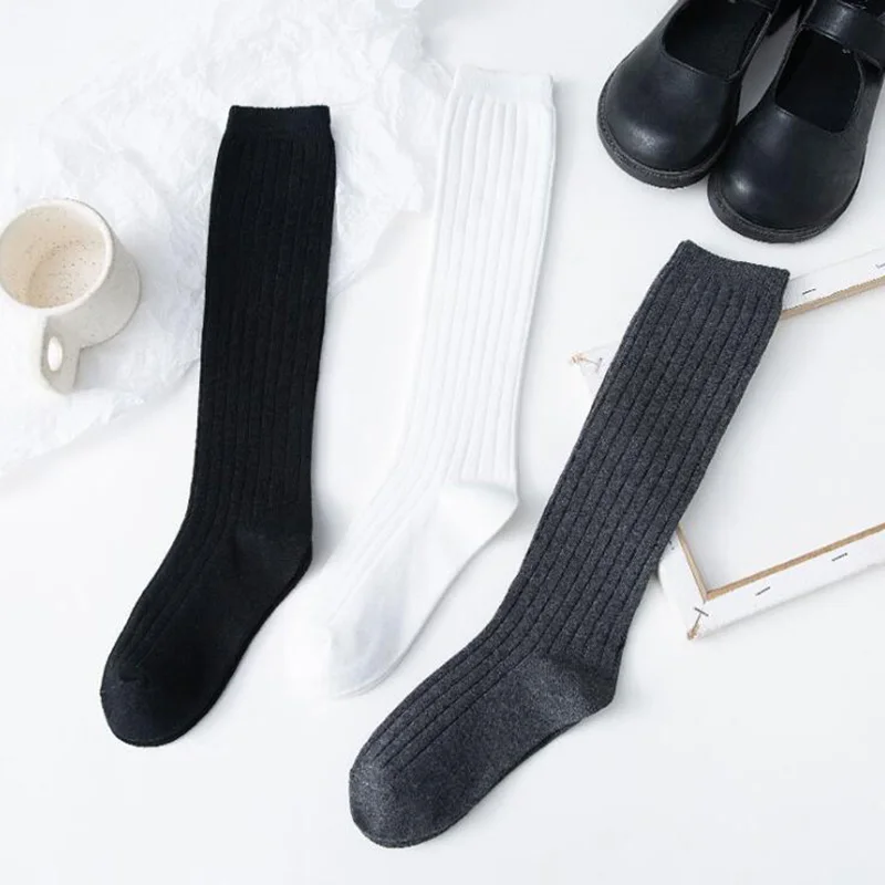 Solid Cotton Stockings Women High Knee Socks Leg Jk Stripe Long Socks Female School calcetines mujer
Solid Cotton Stockings Women High Knee Socks Leg Jk Stripe Long Socks Female School calcetines mujer