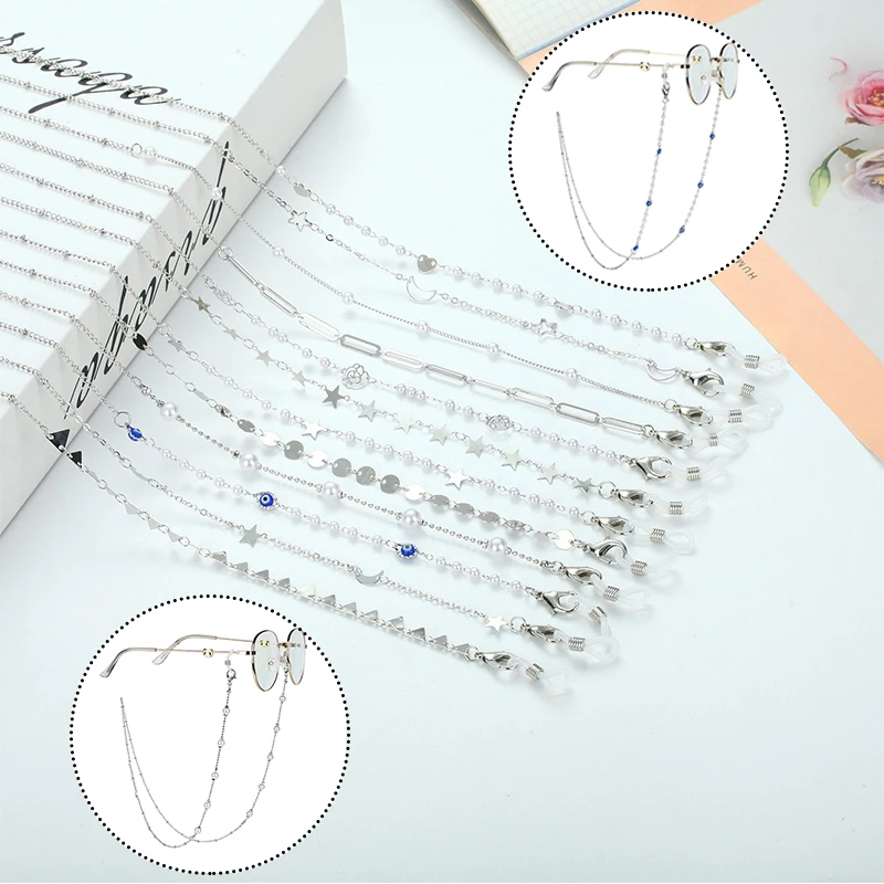 1PC Metal Eyeglasses Chain Fashion Pearl Eyeglasses Chain Peach Heart Eyeglasses Chain Charm Glasses Chain Jewelry
1PC Metal Eyeglasses Chain Fashion Pearl Eyeglasses Chain Peach Heart Eyeglasses Chain Charm Glasses Chain Jewelry