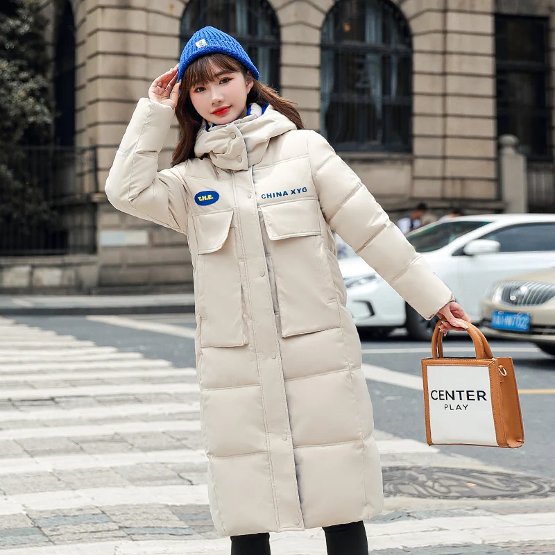 Winter jacket down padded jacket mid-length over the knee 2021 new Korean version loose plus size padded jacket
Winter jacket down padded jacket mid-length over the knee 2021 new Korean version loose plus size padded jacket