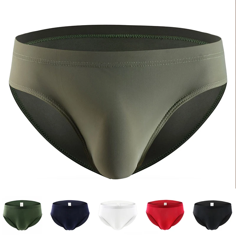 Men's Briefs Fashion Sexy Panties Low-Rise Underpants Breathable Seamless Comfort Underwear Pure Color Sensual Lingerie
Men's Briefs Fashion Sexy Panties Low-Rise Underpants Breathable Seamless Comfort Underwear Pure Color Sensual Lingerie