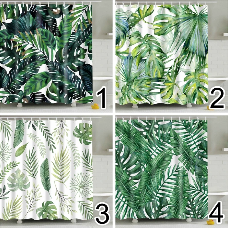 Nordic Style Digital Printing Polyester Waterproof Shower Curtain Tropical Plants Banana Leaf Pattern Shower Curtains
Nordic Style Digital Printing Polyester Waterproof Shower Curtain Tropical Plants Banana Leaf Pattern Shower Curtains