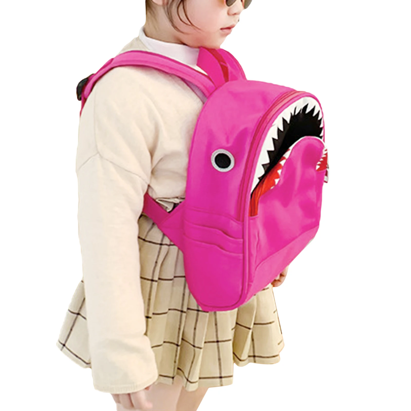 Cartoon Zipper Children Backpack Little Girl Boy Large Capacity Cute Shark Shape Adjustable Shoulder Strap Casual School Bag
Cartoon Zipper Children Backpack Little Girl Boy Large Capacity Cute Shark Shape Adjustable Shoulder Strap Casual School Bag