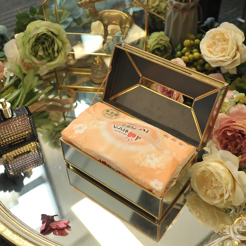 European creative glass tissue box simple living room household tissue box Nordic luxury light luxury napkin tray #CW
European creative glass tissue box simple living room household tissue box Nordic luxury light luxury napkin tray #CW