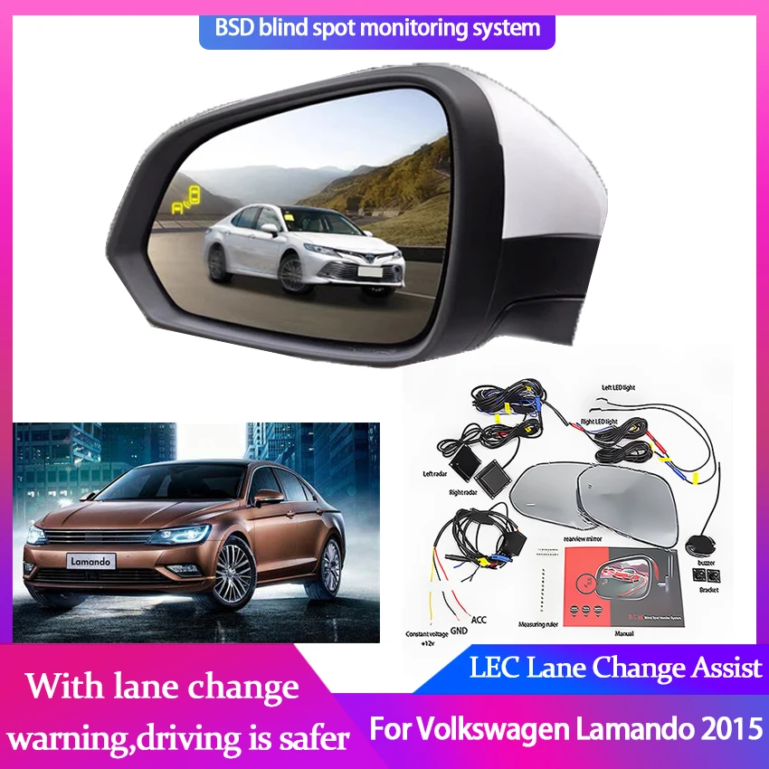 Car BSD BSM for Volkswagen Lamando 2015 Blind Spot Radar Detection System Microwave Sensor Change Driving Reversing Radar Sensor
Car BSD BSM for Volkswagen Lamando 2015 Blind Spot Radar Detection System Microwave Sensor Change Driving Reversing Radar Sensor