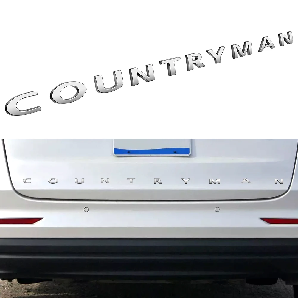 Car Trunk COUNTRYMAN Emblem Letter Decals Rear Boot Sticker For Mini Cooper S R50 R53 R56 R55 R60 F55 F56 R57 R58 R59 3D Sticker
Car Trunk COUNTRYMAN Emblem Letter Decals Rear Boot Sticker For Mini Cooper S R50 R53 R56 R55 R60 F55 F56 R57 R58 R59 3D Sticker