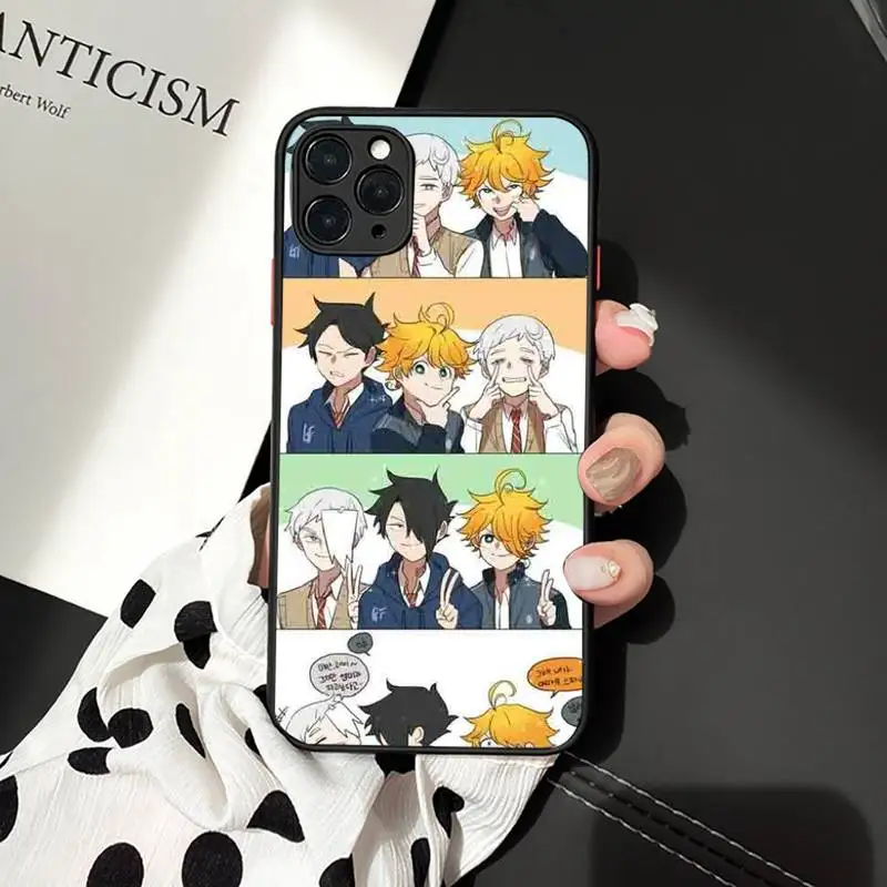 Anime The Promise NeverLand Phone Case matte transparent For iphone 7 8 11 12 plus mini x xs xr pro max cover
Anime The Promise NeverLand Phone Case matte transparent For iphone 7 8 11 12 plus mini x xs xr pro max cover
