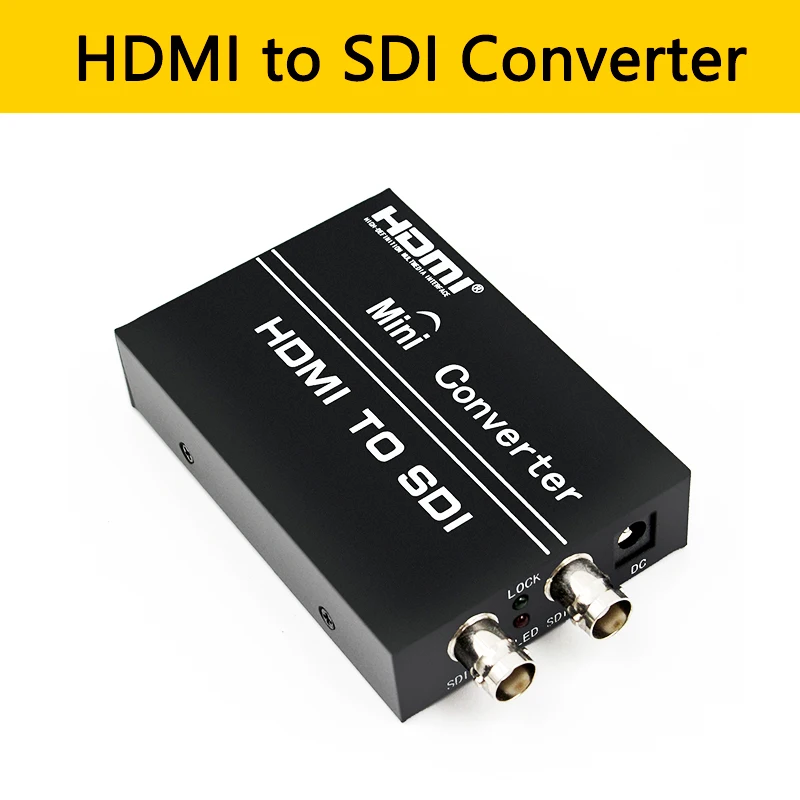 HDMI to SDI converter HDMI to 3G SDI Display 1080p Adapter HDMI2SDI HDMI-SDI Female Mini 2 Input to SDI 2 Output for DVD PC
HDMI to SDI converter HDMI to 3G SDI Display 1080p Adapter HDMI2SDI HDMI-SDI Female Mini 2 Input to SDI 2 Output for DVD PC