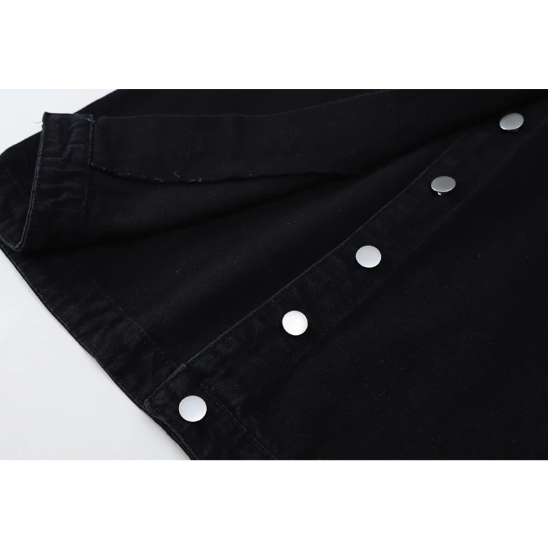 Dark Denim Skirts Women 2021 High Waist Loose A-Line Casual Zipper Buttons Clothing Streetwear Elegant Chic Korean Jean Skirts
Dark Denim Skirts Women 2021 High Waist Loose A-Line Casual Zipper Buttons Clothing Streetwear Elegant Chic Korean Jean Skirts