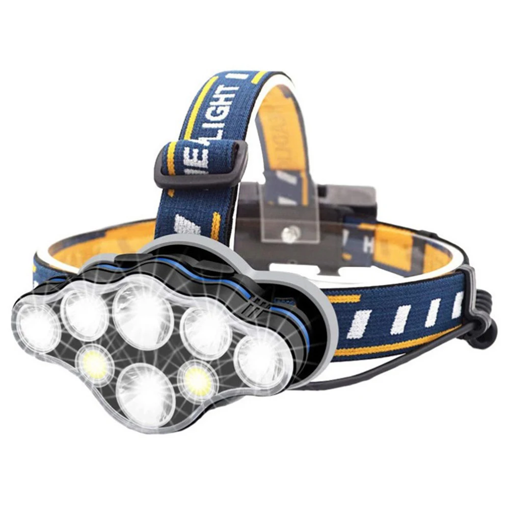 LED Headlamp Rechargeable XPE+COB Adjustable Headlight 8 Mode Lightweight Flashlight Lantern Waterproof Headlight Flashlight
LED Headlamp Rechargeable XPE+COB Adjustable Headlight 8 Mode Lightweight Flashlight Lantern Waterproof Headlight Flashlight