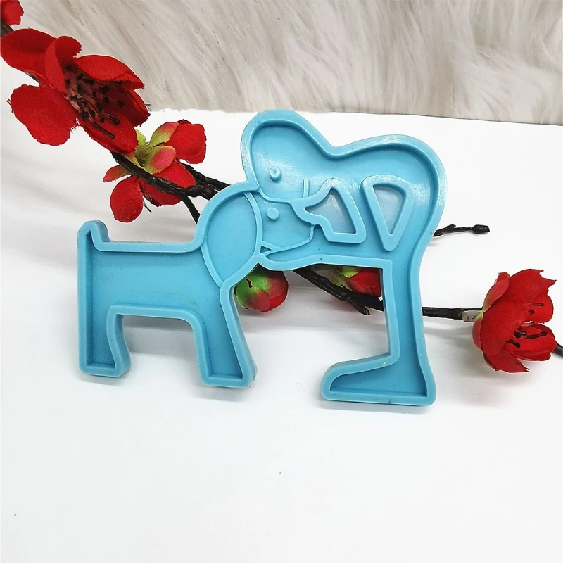 Dog's Kiss Keychain Epoxy Resin Mold Jewelry Pendant Silicone Mould DIY Crafts Ornaments Decorations Casting Tools 
Dog's Kiss Keychain Epoxy Resin Mold Jewelry Pendant Silicone Mould DIY Crafts Ornaments Decorations Casting Tools