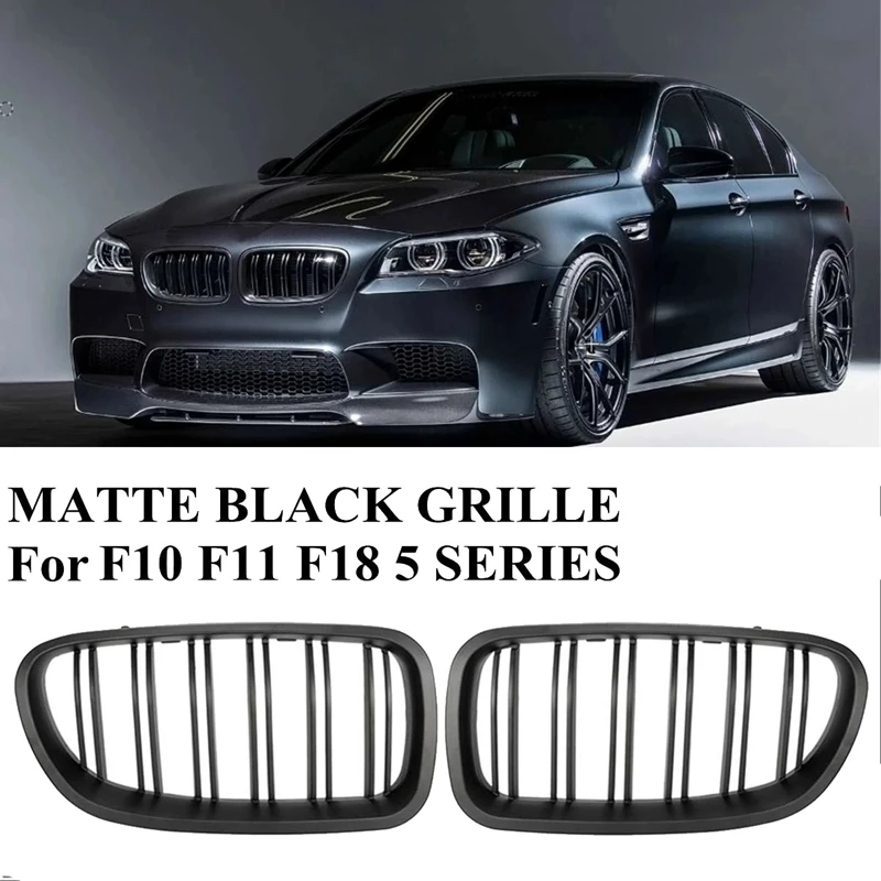 Matte Black Car Front Kidney Grille Grill For-BMW 5 Series F10 F11 F18 M5 2010-2017
Matte Black Car Front Kidney Grille Grill For-BMW 5 Series F10 F11 F18 M5 2010-2017