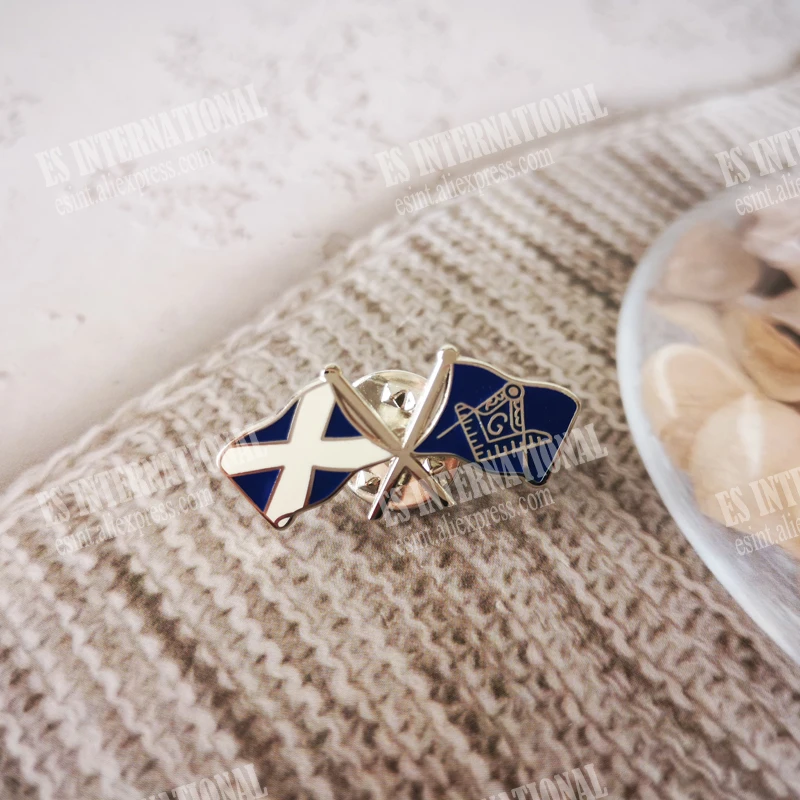 wholesale Masonic Lapel Pins Badge Mason Freemason BLM64 Scotland and Mason Friendship Flags 2.8*1.3cm
wholesale Masonic Lapel Pins Badge Mason Freemason BLM64 Scotland and Mason Friendship Flags 2.8*1.3cm